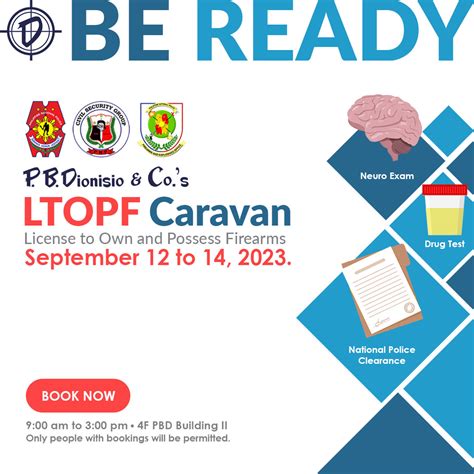 BE READY for the LTOPF Caravan at PBDionisio..